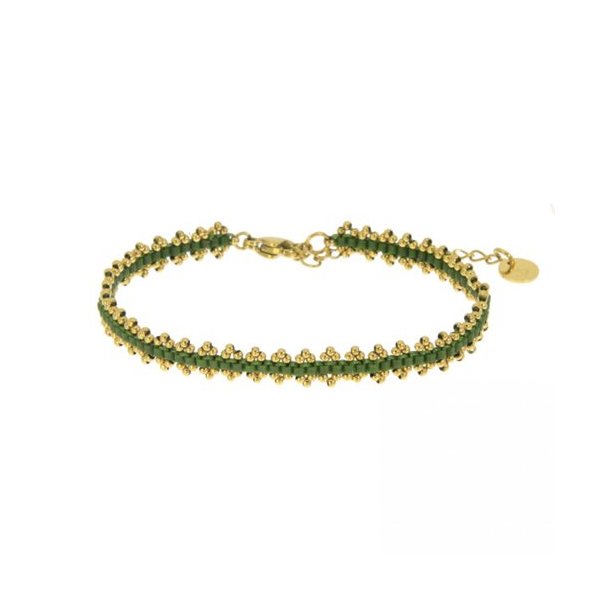 Les Cleias: Armbnd - Daisy - Khaki